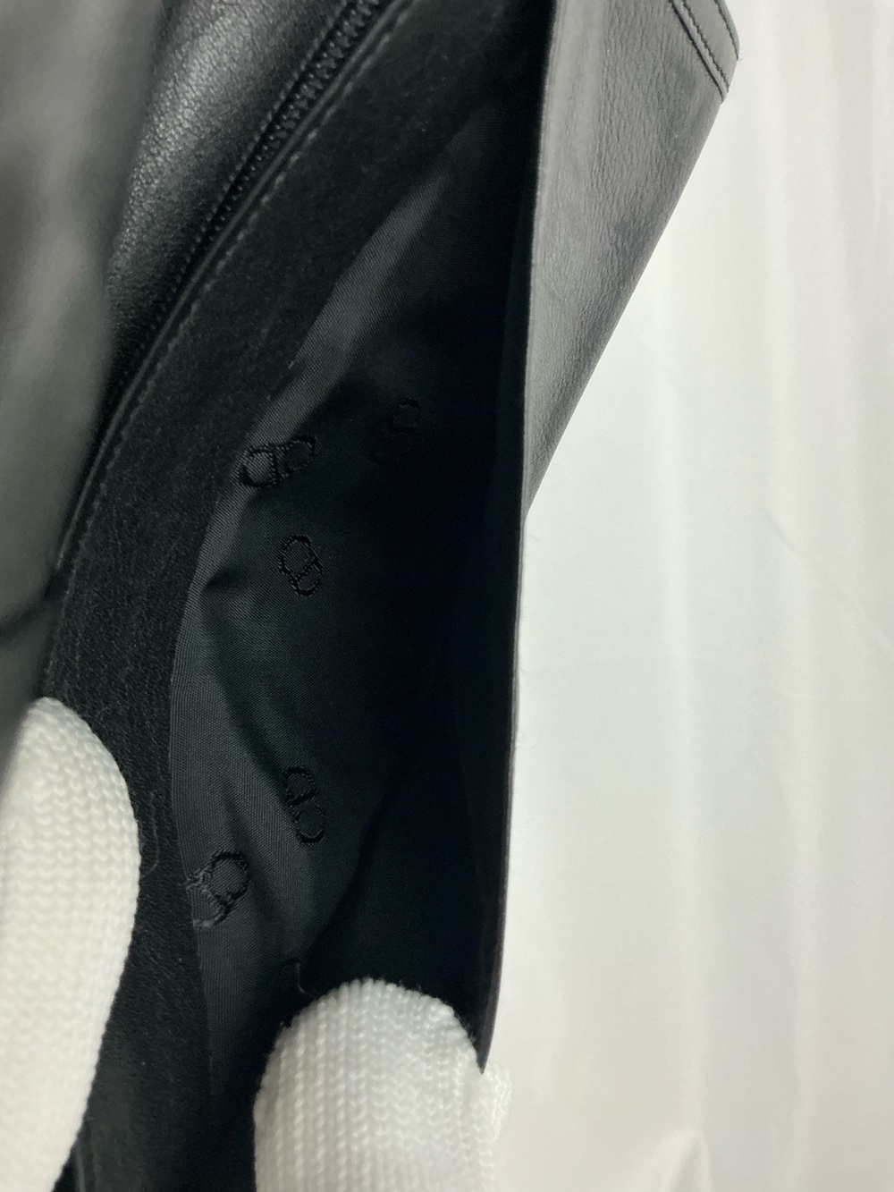 DIOR LONG WALLET BLACK VINTAGE - Picture 10 of 16